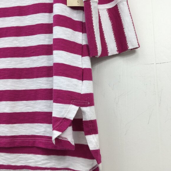 Coldwater Creek Women's 3/4 Length Sleeve Boat Striped Top Size S NWT - Picture 3 of 6